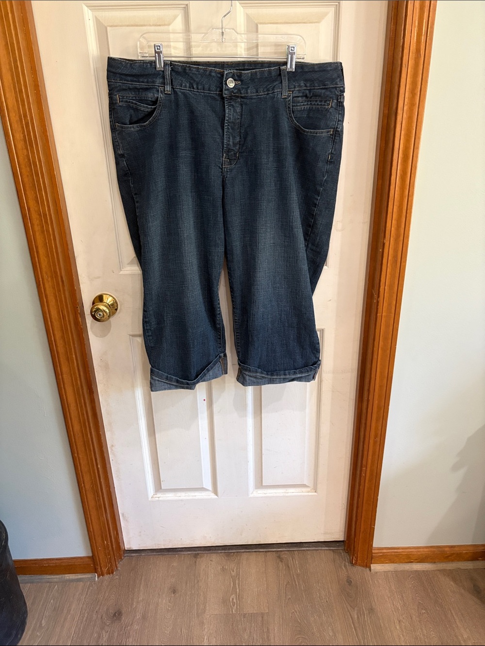 Riders by Lee Dark Blue Cropped Jeans